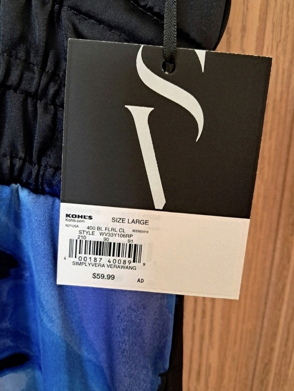 👗 NWT Simply Vera--Vera Wang Maxi Fem Dress {LARGE} - Picture 5 of 10